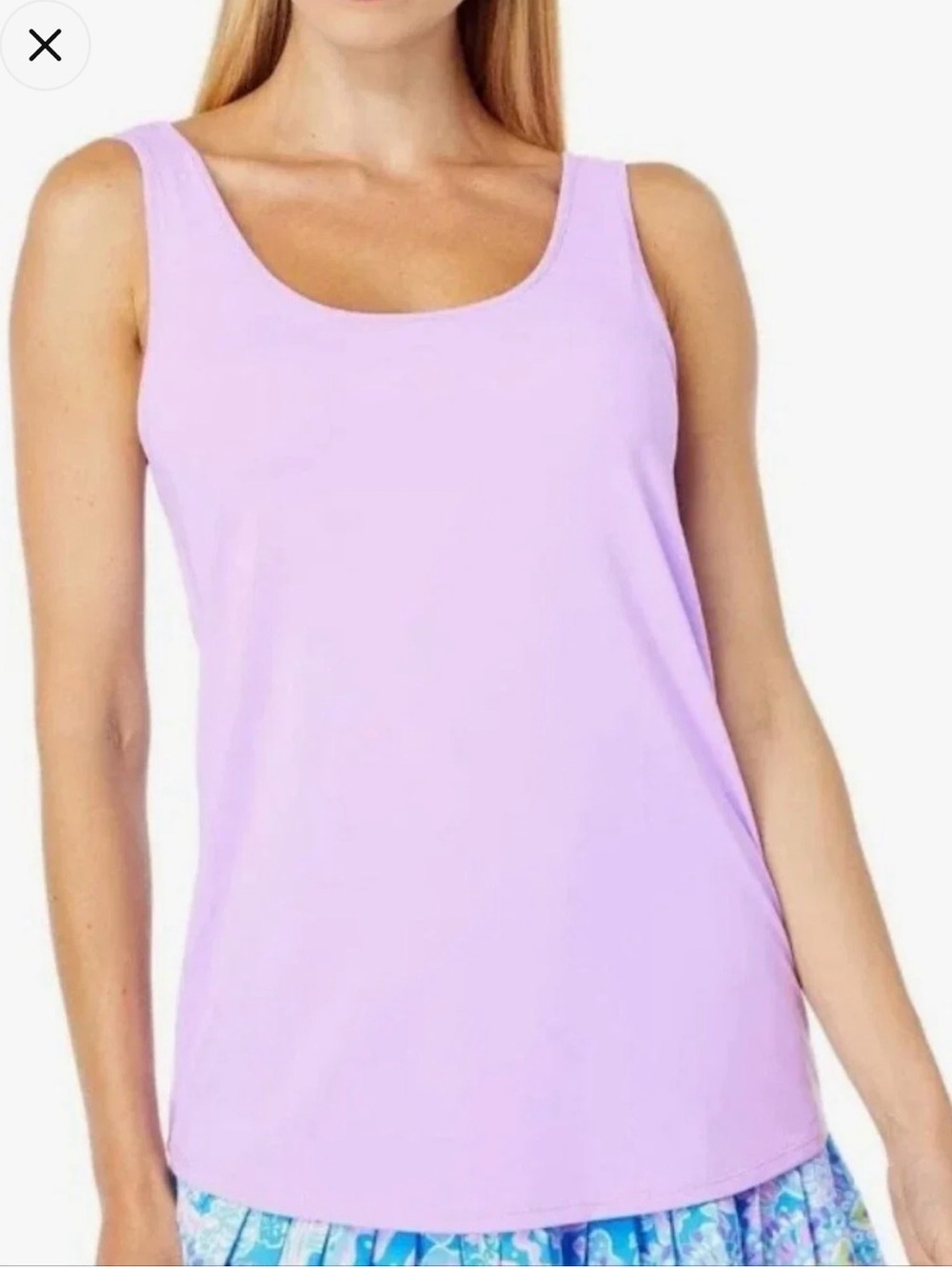 Lilly Pulitzer Sunray Bra Tank UPF 50+ - Purple Iris